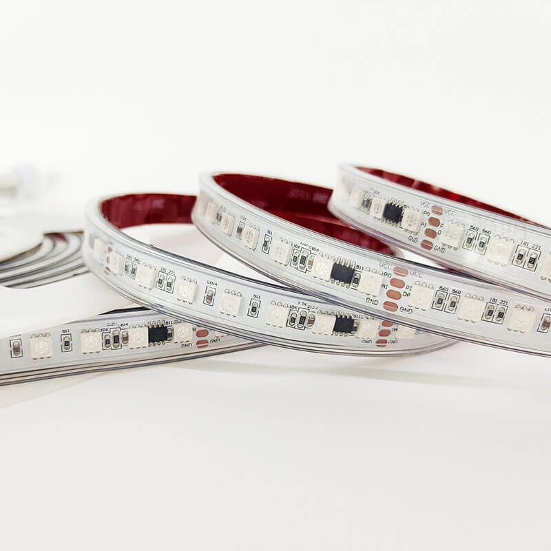 UCS512幻彩燈帶|DMX兼容高性能RGB像素?zé)魲l|60燈每米|5050燈珠|DC24V - 3