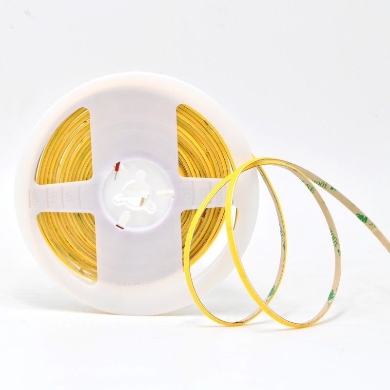 COB320常規單色LED燈帶｜每米DC12V/24V穩定發光｜工程首選