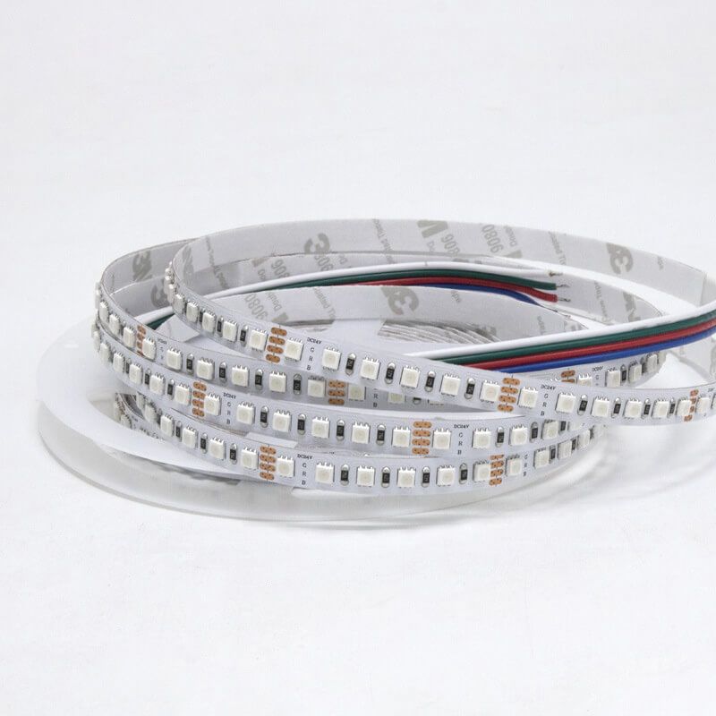 RGB3838高密度LED燈帶｜DC24V 120燈/米多色可切換柔性光源 - 1
