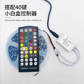 5050 五合一 RGB CCT 雙色溫 LED 燈帶，6 線獨立調(diào)光，支持 DC12V/24V - 4