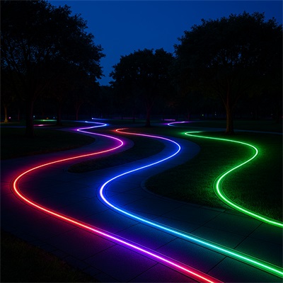 硅膠燈帶戶外景觀照明應用 建筑輪廓橋梁裝飾