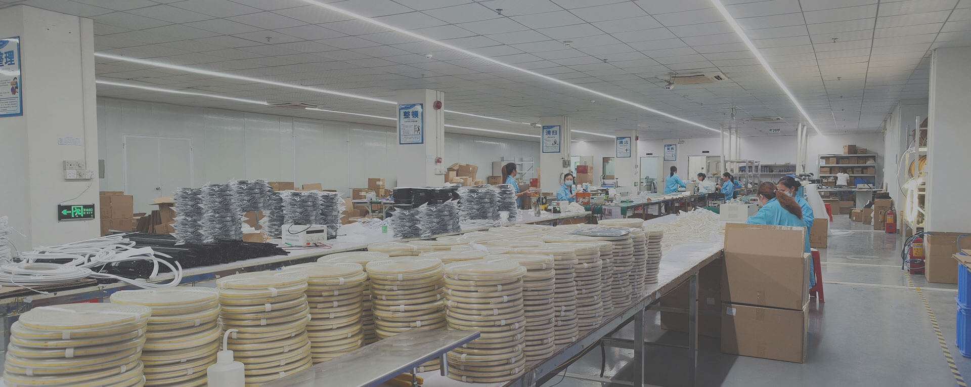 正邦光電硅膠燈帶生產基地 現代化工廠